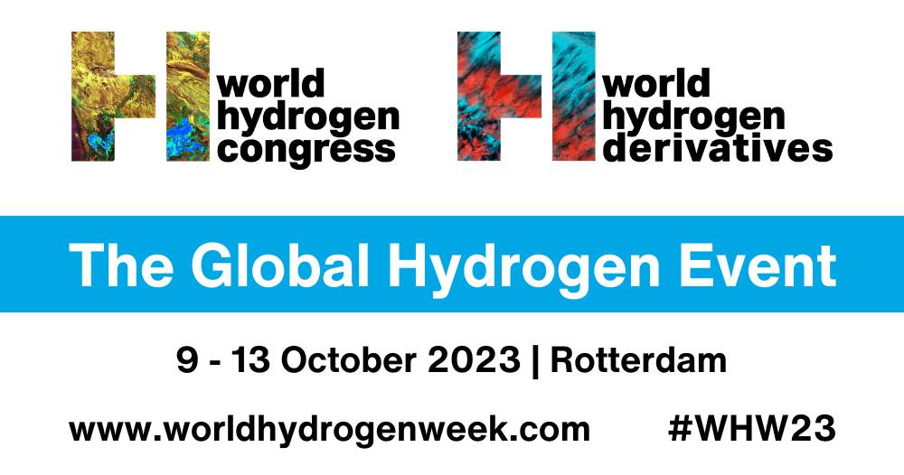 World Hydrogen Week 9 10 October 2023 Rotterdam 1000x1000 White Copy