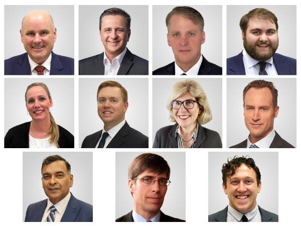 Headshots of the eleven Hydrogen Optimized Management Team members.